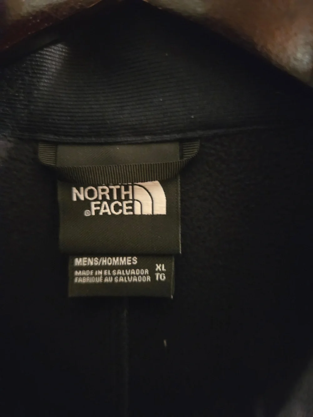 Men's North Face Navy Softshell Vest